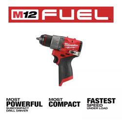 Milwaukee M12 Fuel 1/2” Hammer Drill Driver Brand New
