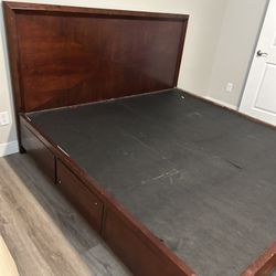 Free King Size Bed Frame With Drawers 