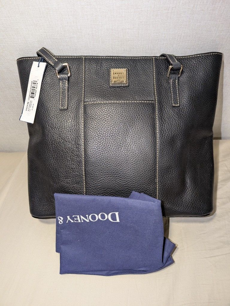 Black Dooney & Bourke Pebble Grain Small Lexington Shopper