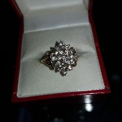 Diamond Cluster Ring 