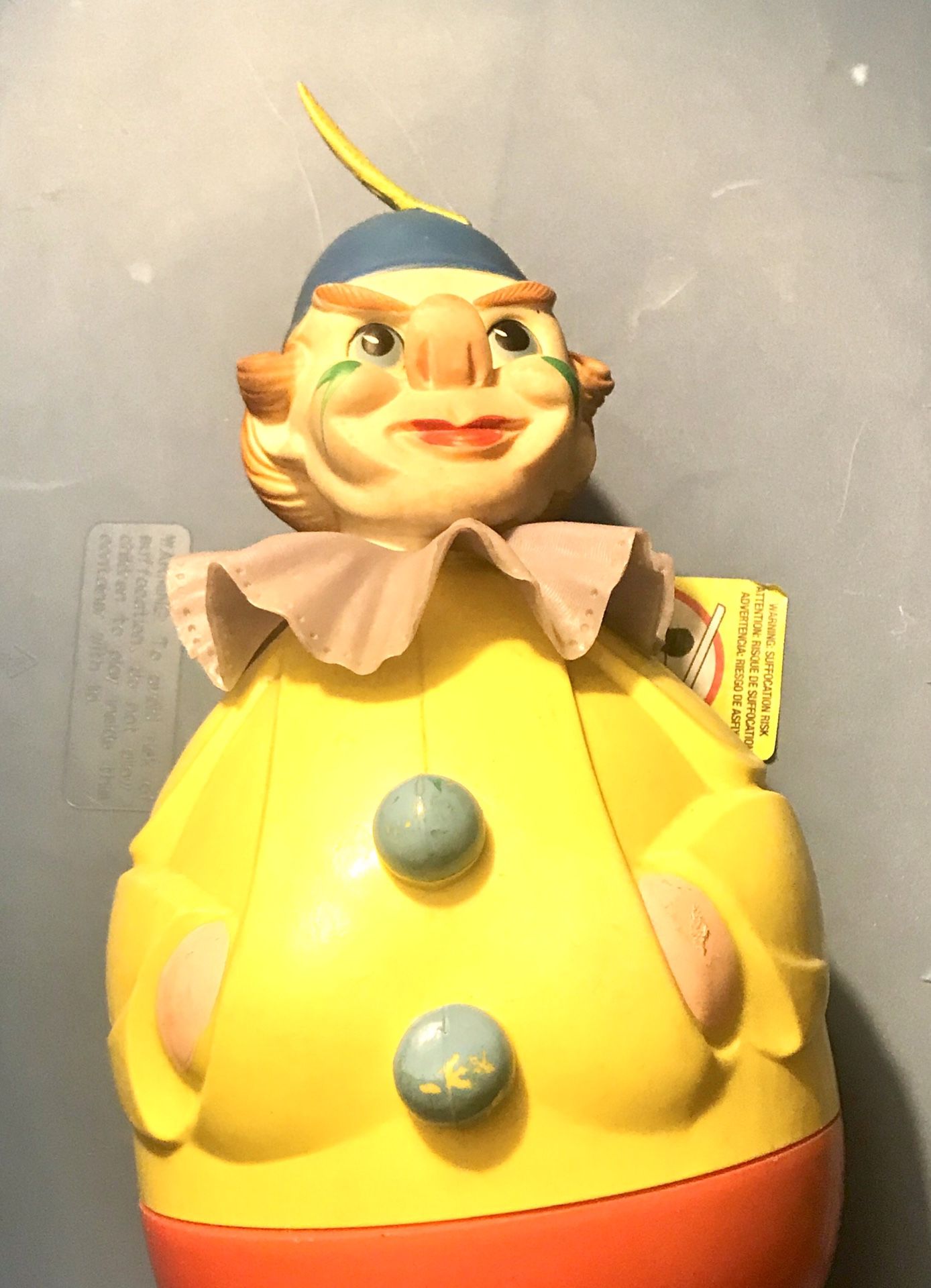 W. Germany Rolly-Toys Vintage Clown Toy