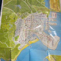 Mapa Gta V Los Santos Original Ps3 Ps4 Xbox PROMOÇÃO