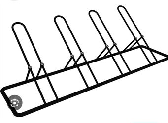 4-Bike Floor Mount Parking Rack