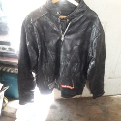 Diamond Plate, Buffalo Leather Jacket