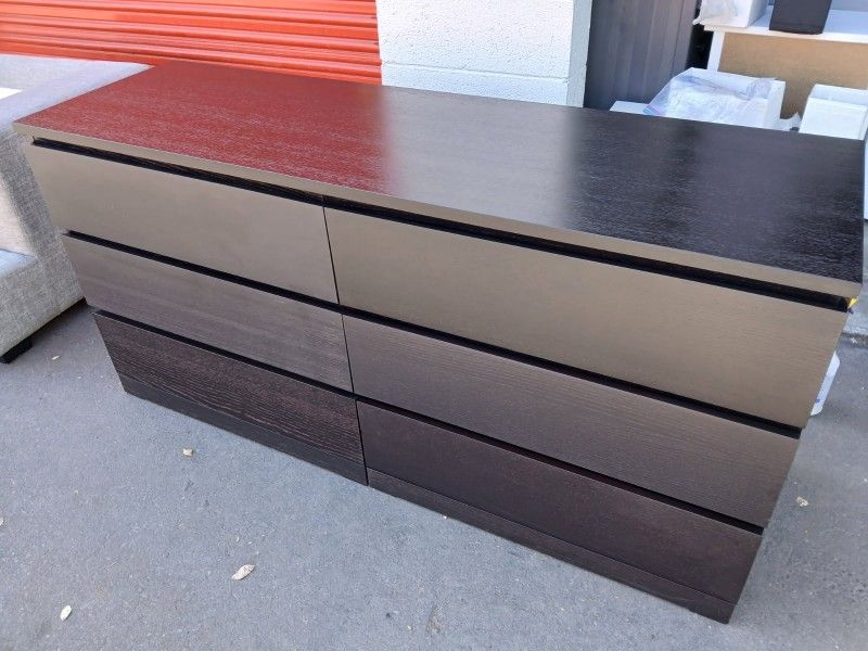 Ikea Malm 6 Drawer Dresser 