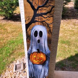 Halloween porch decor