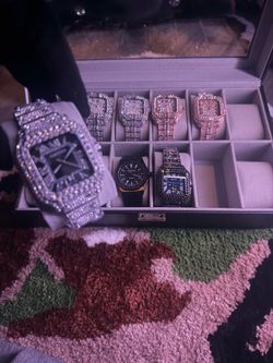 Automatic Moissanite Watch | Stainless Steel | Luxury Watch