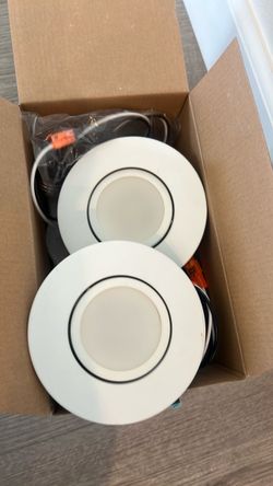 💡 2 Lithonia Lighting LED Gimbal Recessed Retrofit Modules – Used, Great Condition