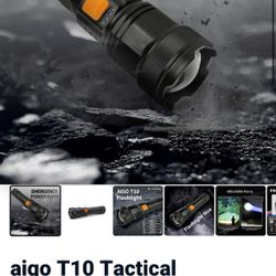 Tactical Rechargeable LED Flashlight