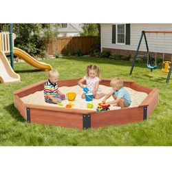 Octagon Sandbox With Cover