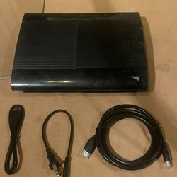 Sony PlayStation 3 PS3 250GB Super Slim CECH-4001B Console Only w/ Cords(2