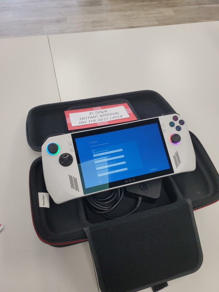 💥 ROG Ally Deal Drop – ASUS ROG Ally 7 inch FHD 120Hz Gaming Handheld AMD Ryzen Z1 Extreme Processor 512GB White (Brand New) 512GB Storage – Ju