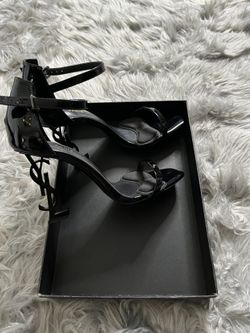 Size 8 Black Open Toe