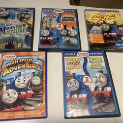 7 DVDs - Thomas & Friends:  The Adventure Begins Thomas and the Toy Workshop  Thomas and the Really Brave Engine  High Speed Adventures  Thomas Gets T