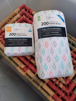 Queen sheets and pillowcases. Brand new