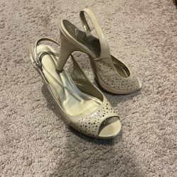 Beige High Heels
