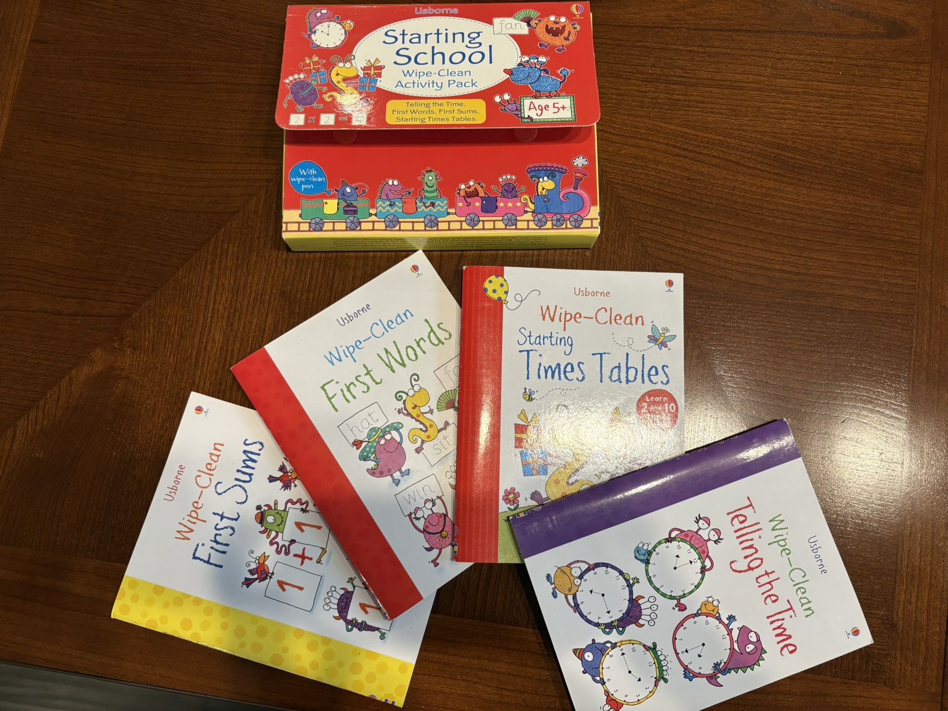 Usborne starting school wipe-clean activity pack