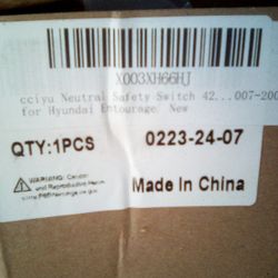 Hyundai neutral Safety Switch