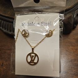 Earrings And Necklace Set
