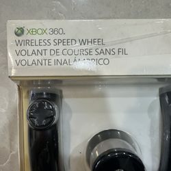 Xbox 360 Wireless Speed Steering Wheel Racing Controller Microsoft Sealed New