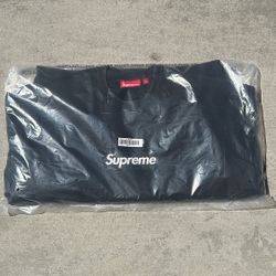 Supreme Washed Box Logo Crewneck Black SS25