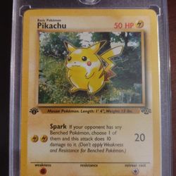 First Edition Fossil Pikachu