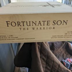 Fortunate Son The Warrior 3 Beautiful Wooden Box 