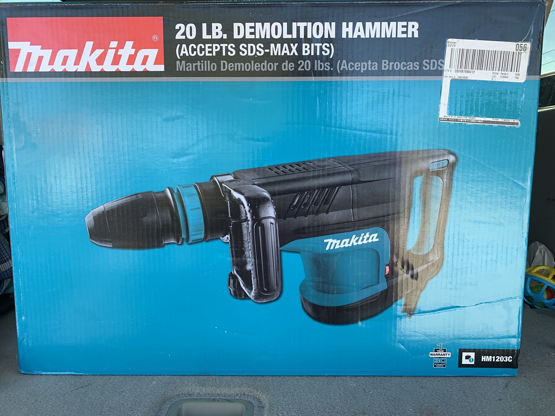 Brand new Makita demolition hammer corded