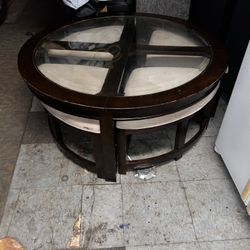 Coffee Table With Hidden Seats 
