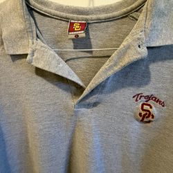 USC Polo Gray Men’s Size Large Used