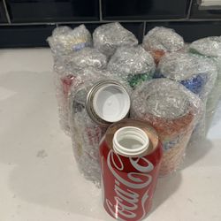 Stash soda cans lot