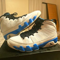 Air Jordan 9 Powder Blue Sz 12