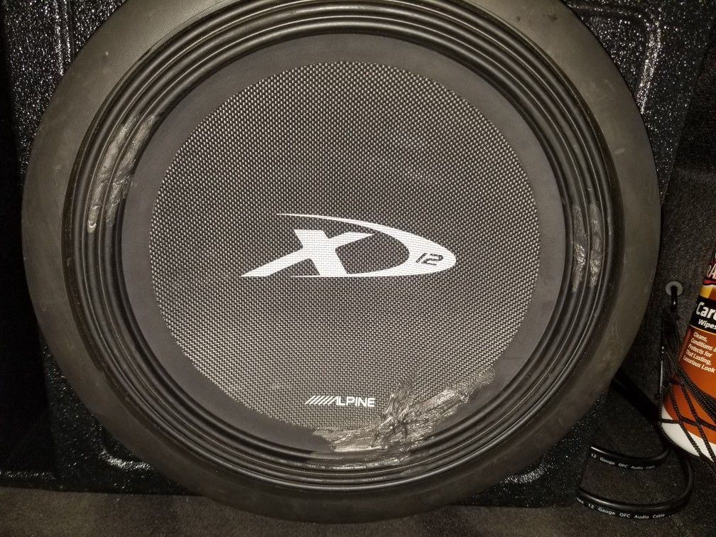Alpine SWX-1243D 12" Dual 4 ohm Type-X Series Subwoofer