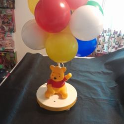 Vintage Winnie The  Pooh  Ballons Pot Lamp