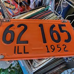 1952 ILL license plate
