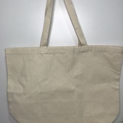 Large Canvas Shopper Tote Bag