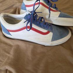 Vans Old Skool Red White And Blue Mens 11.5