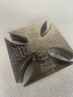 West Coast Choppers Iron Cross Metal Emblem