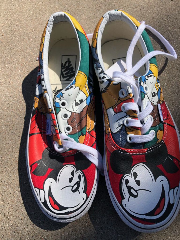 Limited edition mickey mouse vans