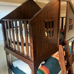 Tree House Twin-Over Bunk Beds