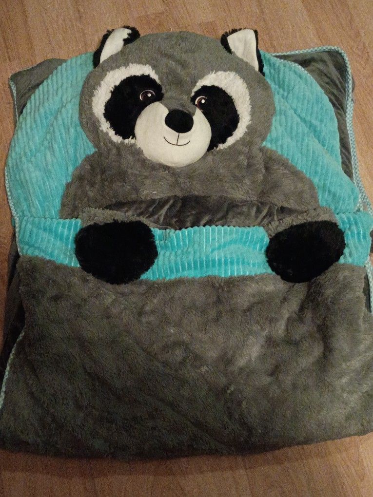 Racoon Sleeping Bag For Kids
