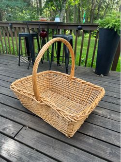 HUGE wicker basket