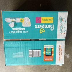 164 Size 3 Pampers Brand New 