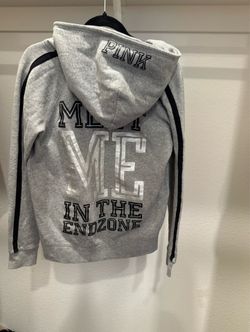 Victoria's Secret PINK Gray Zip-Up Hoodie