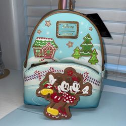 Loungefly Disney Mickey and Minnie backpack scented brand new