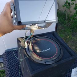 Brand new Conditions 2024 Pioneer Stereo sterio Full Screem for $275! The Lowest... the speaker 12 inch Pioneer brand 1200 watts is $120 more... both 