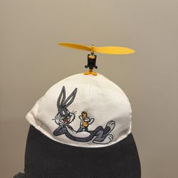 Looney Tunes Daffy Duck Propeller Hat Topper Helicopter Toy Vintage Cartoon