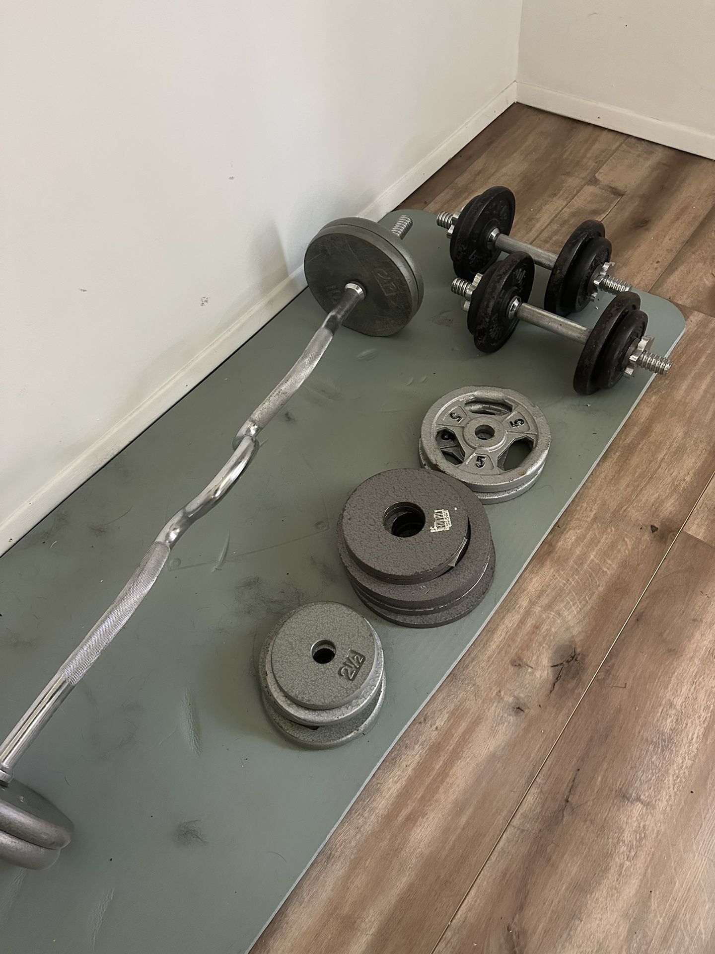 Adjustable Weights (Barbell, Dumbbells)