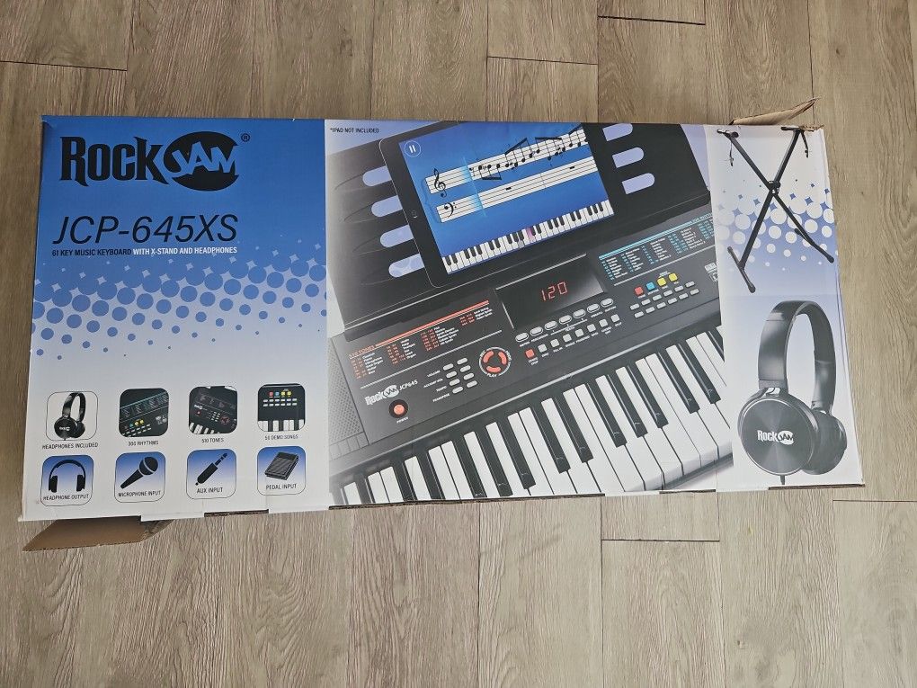 RockJam JCP-645XS Keyboard Set - New (Box Opened)