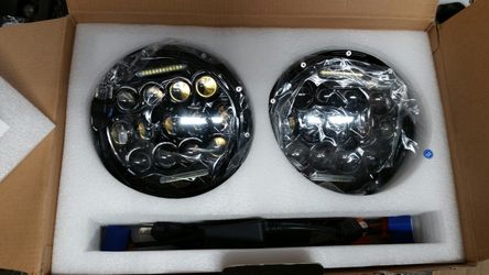 Jeep wrangler led headlights very bright. New
